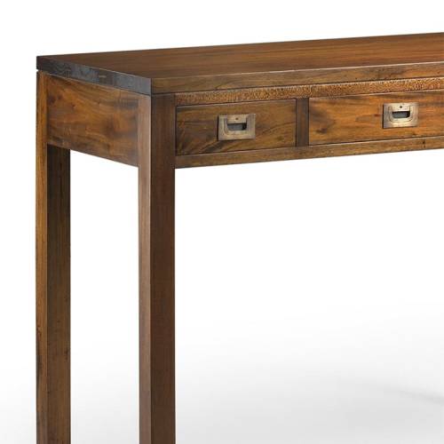 Bureau 3 tiroirs - Acajou Colonial - Exotique