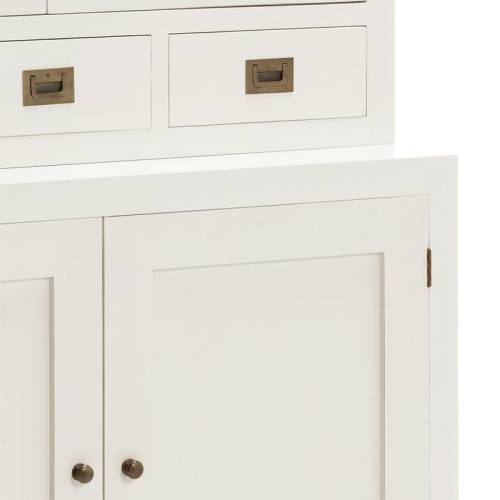 Buffet vaisselier Sydney Acajou - Classique chic