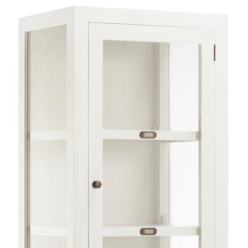 Vitrine Blanche - Acajou Sidney - Classique chic