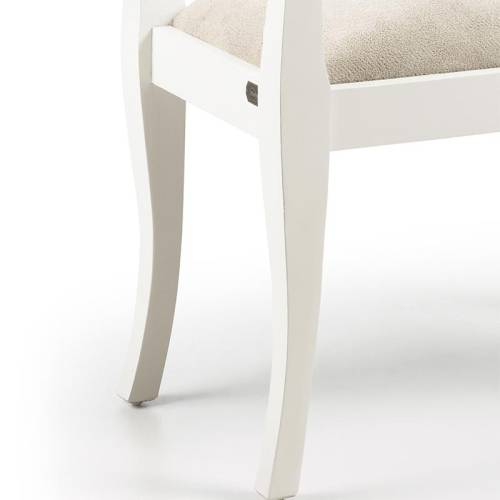 Banquette Blanche - Sydney Acajou - Classique chic