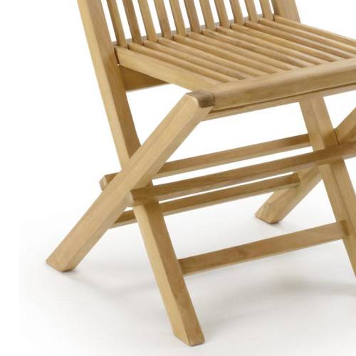 Chaise de jardin pliante de qualité en teck Greenwood