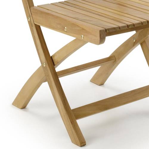 Chaise de jardin ethnique en teck Greenwood - meuble de jardin