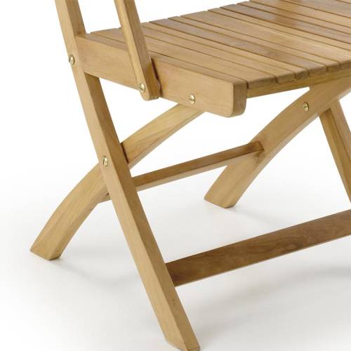 Fauteuil de jardin exotique en teck massif Greenwood