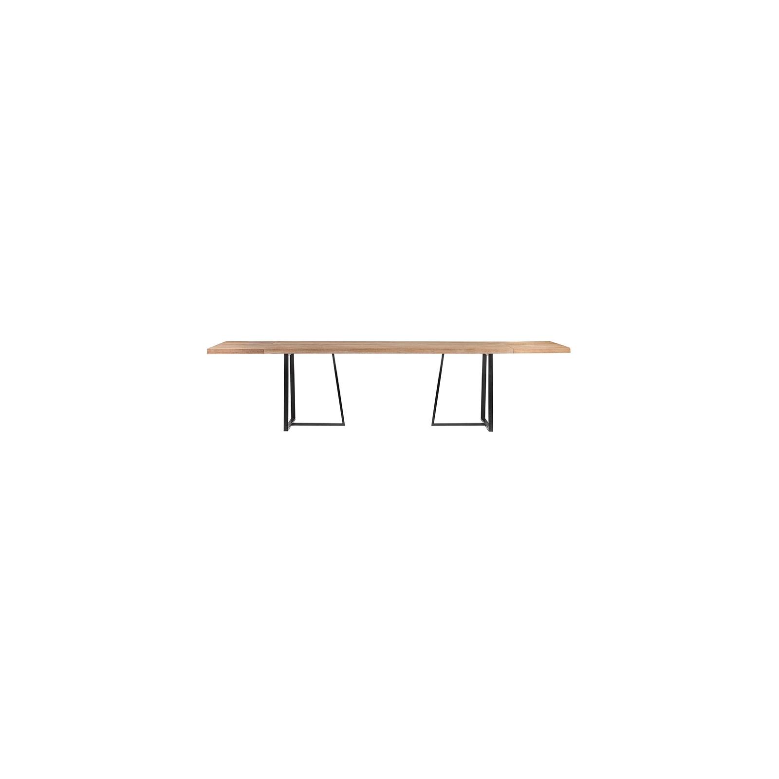 Table à rallonge Teck Recyclé et brossé - achat table luxe