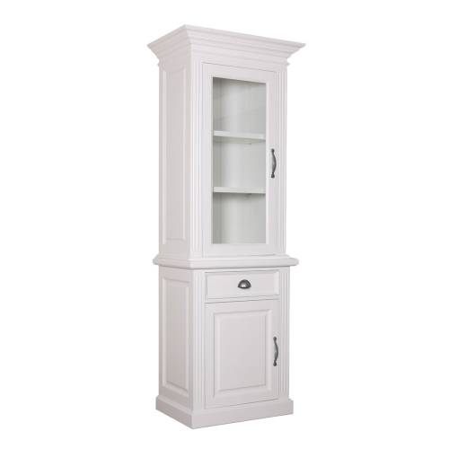 Vitrine 2x1 porte 1 tiroir - haut de gamme romantique