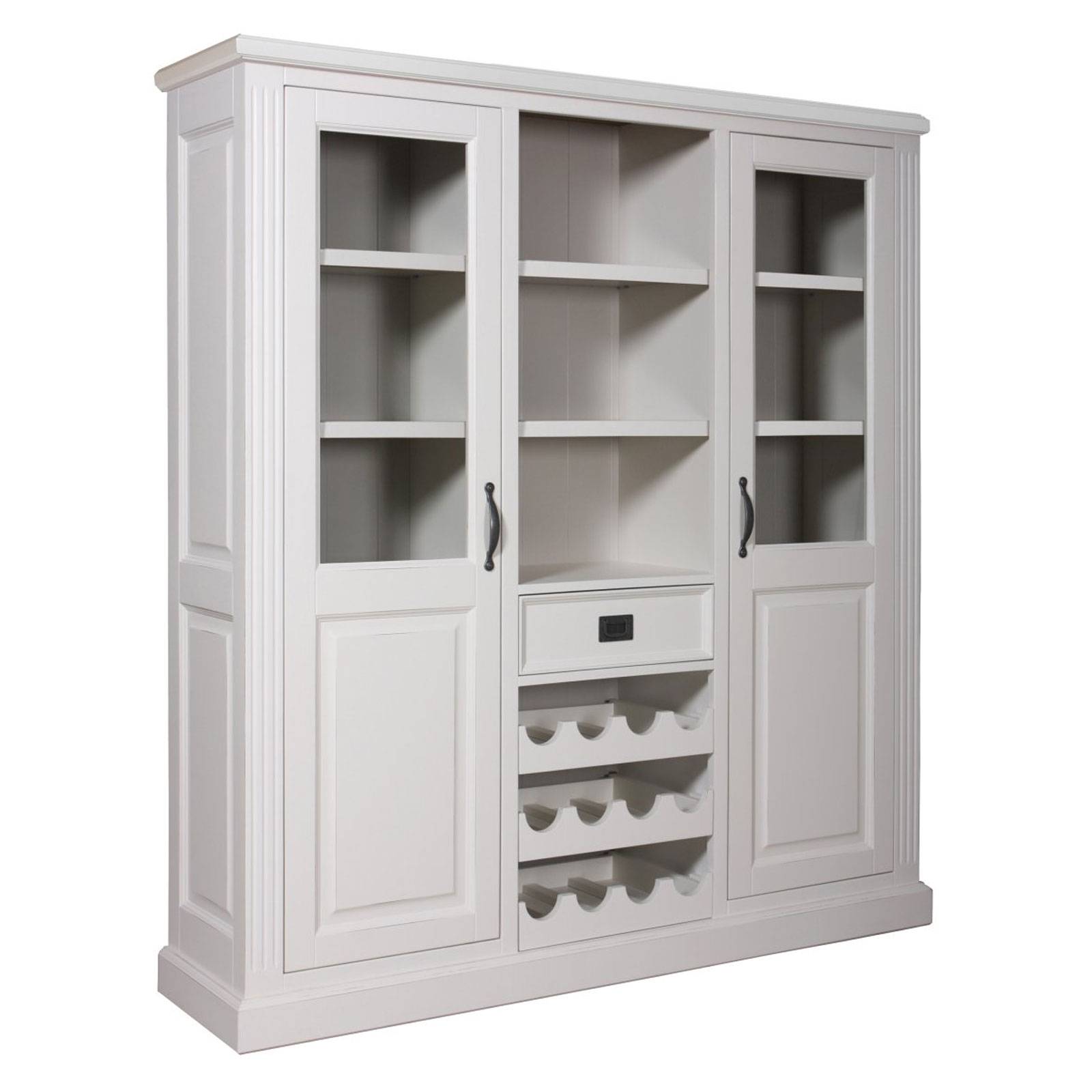 Cabinet 2 portes 1 tiroir au design chic