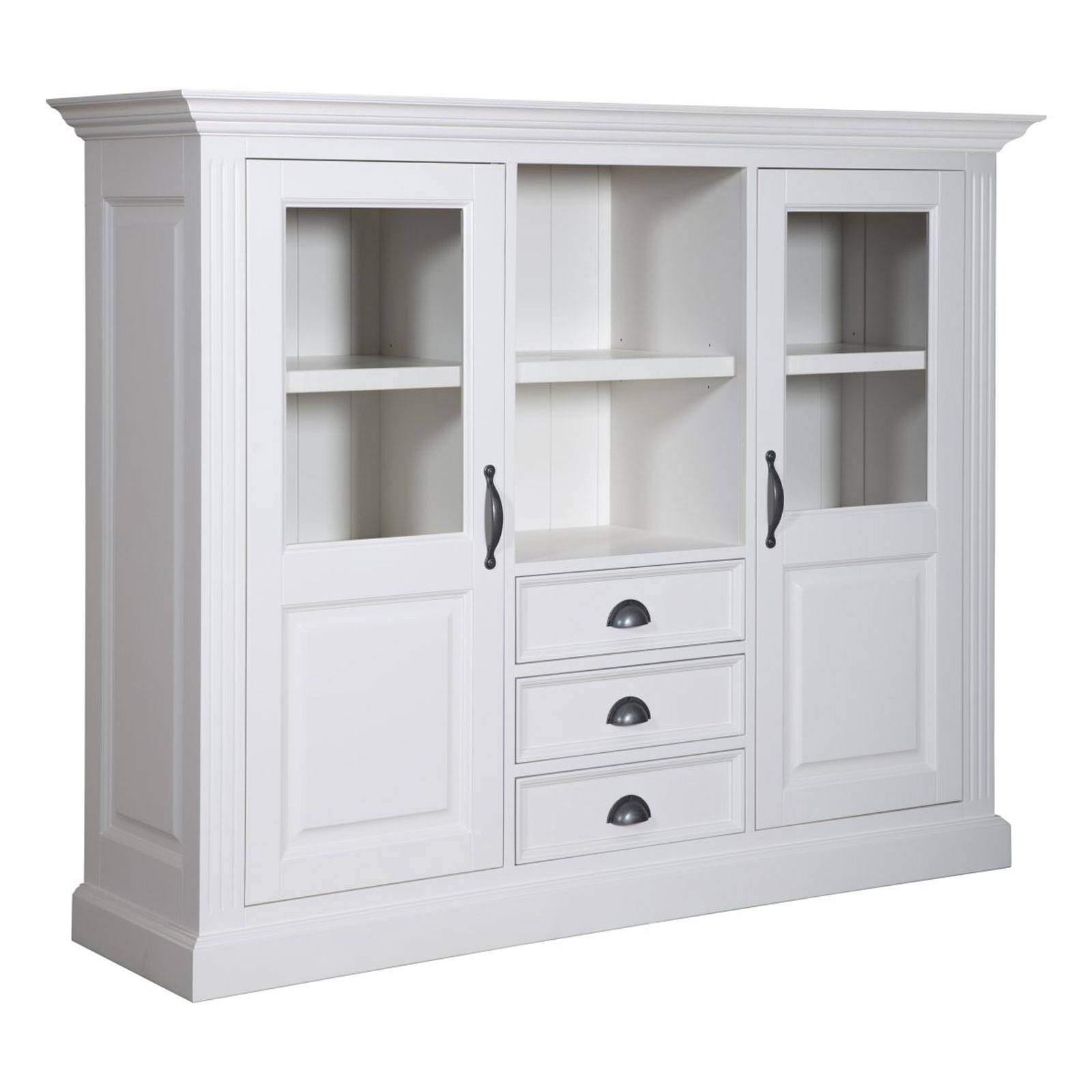 Cabinet 2 portes 3 tiroirs - achat cabinet blanc