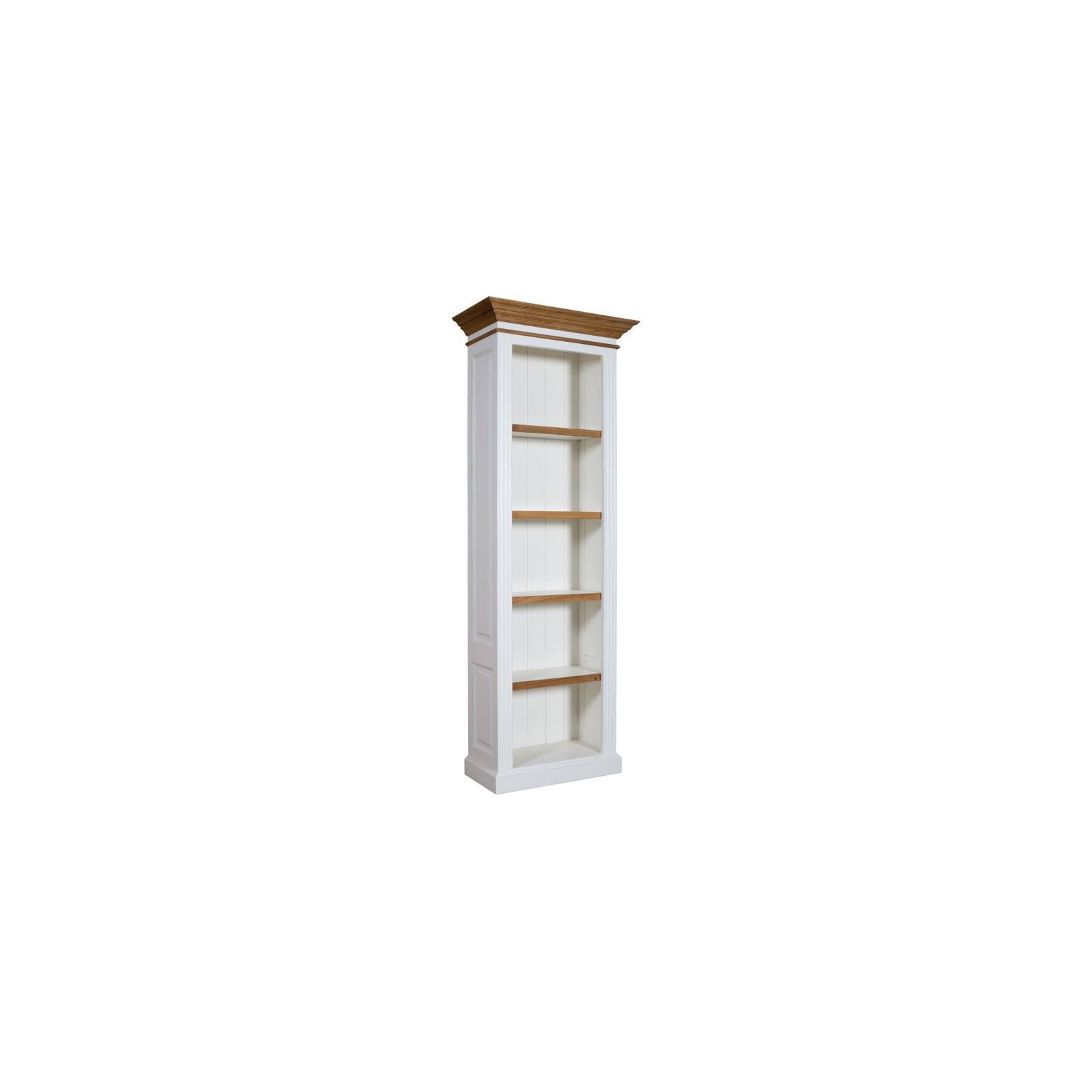 Bibliothèque avec des panneaux de bossage 96 cm "Chêne et Pin Romance"