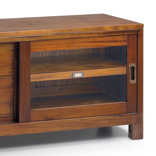 Meuble Tv Colonial Acajou - Exotique