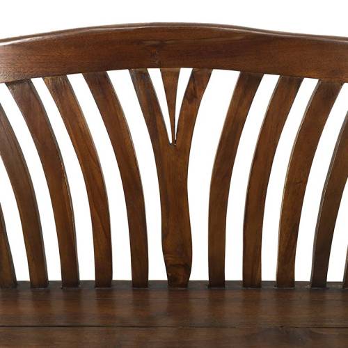 banc en bois avec dossier pour salle à manger - Bois de Mindy - Tendances Déco