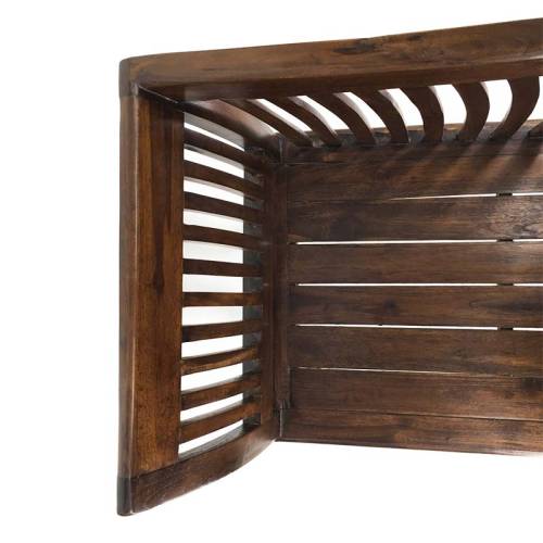 banc en bois avec dossier pour salle à manger - Bois de Mindy - Tendances Déco