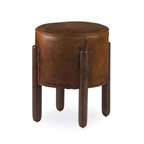 Tabouret rond design | Teck