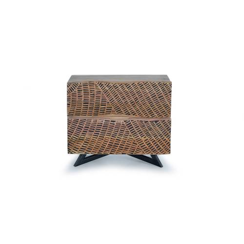Table de chevet acacia