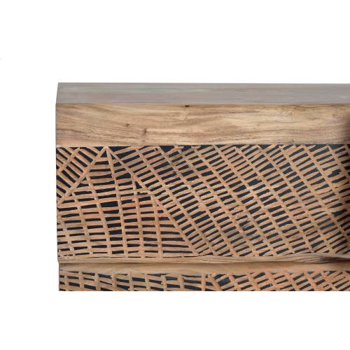 Buffet bois massif | Acacia Yakarta - Exotique