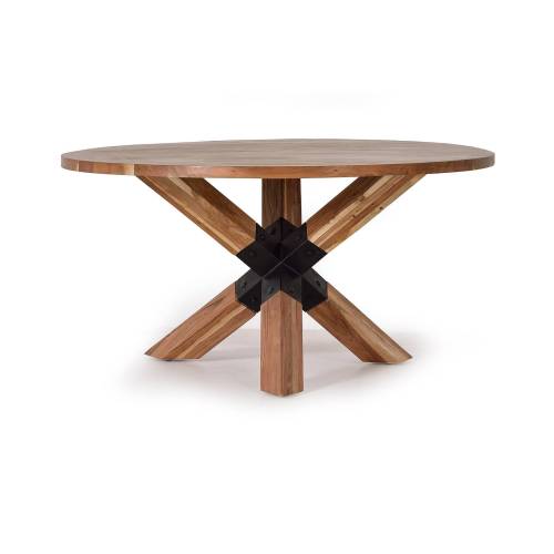 Table ronde en bois