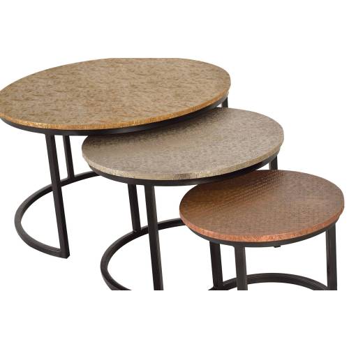 Table basse gigogne design | Mix & Match - Industriel