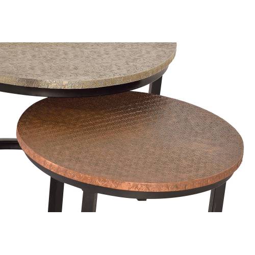 Table basse gigogne design | Mix & Match - Industriel