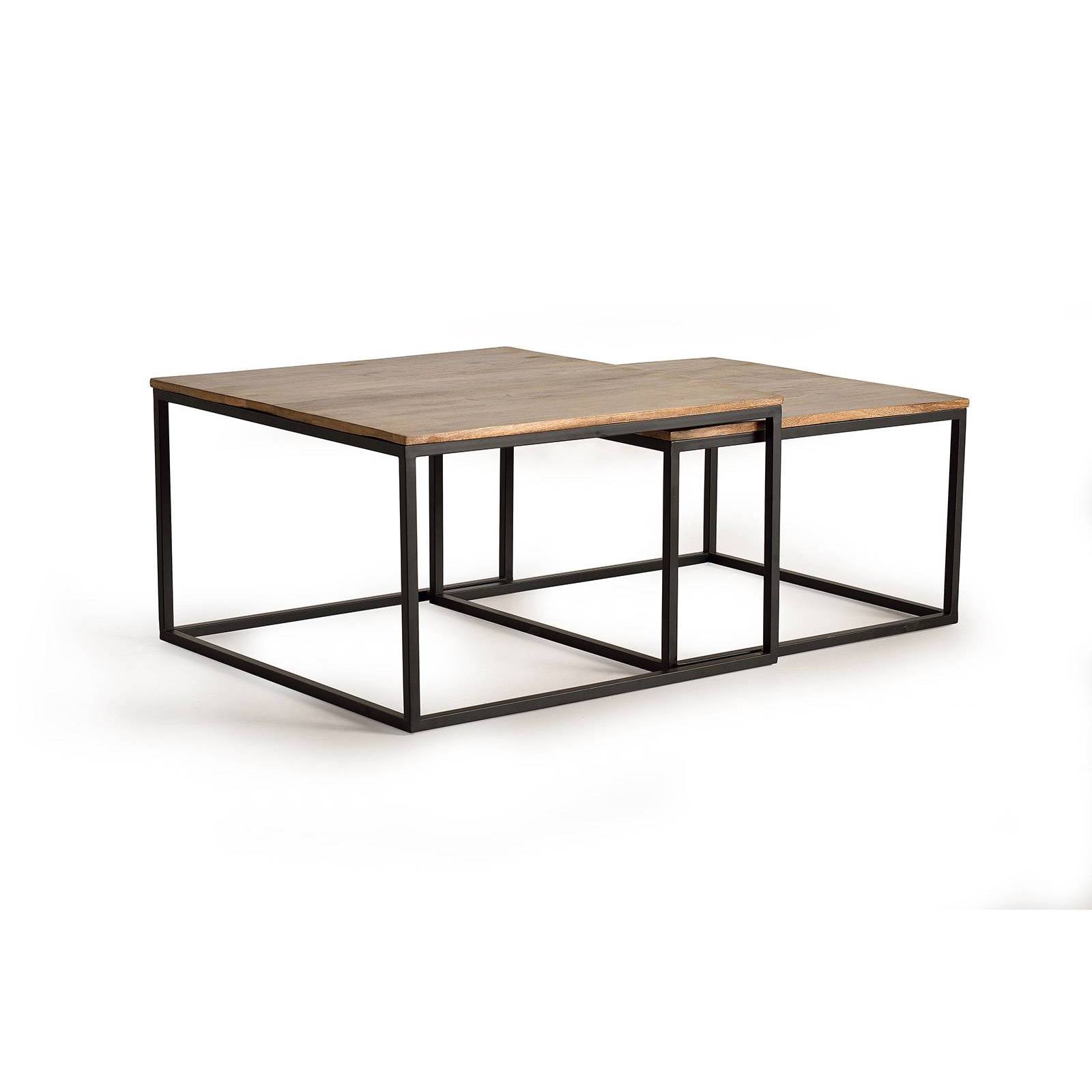 Table basse rectangulaire industrielle | Mix & Match