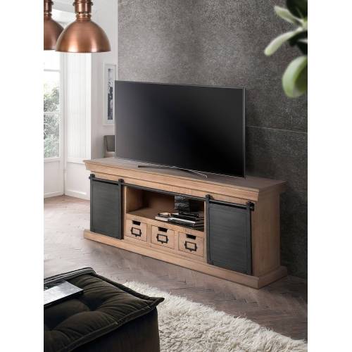 Meuble TV rangement | Manguier Héritage - Classique chic