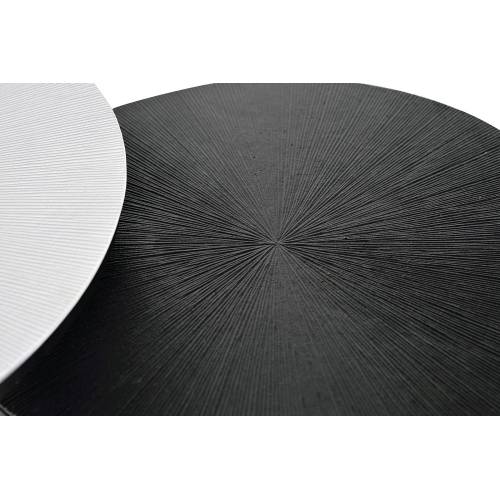Table basse ronde gigogne design | Mix & Match - Industriel