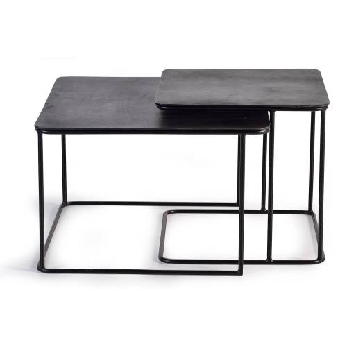 Table basse industrielle noire | Mix & Match