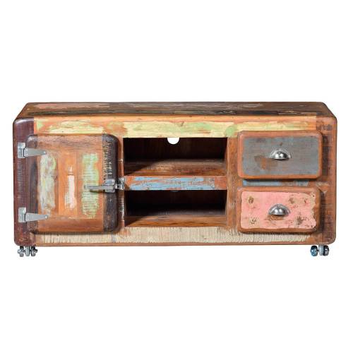 Meuble TV bois recyclé | Bois recyclé Vintage -