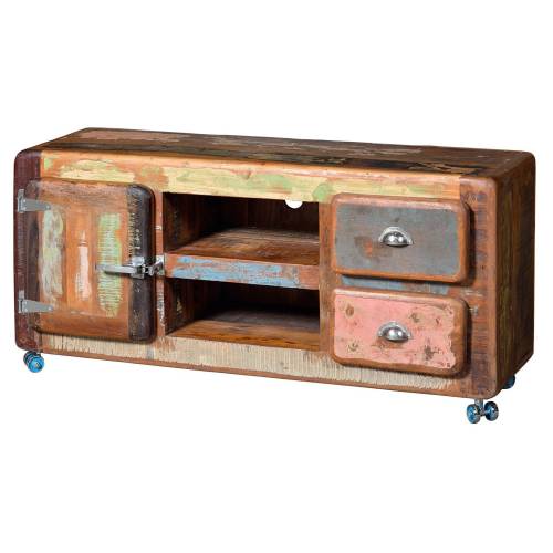Meuble TV bois recyclé | Bois recyclé Vintage -