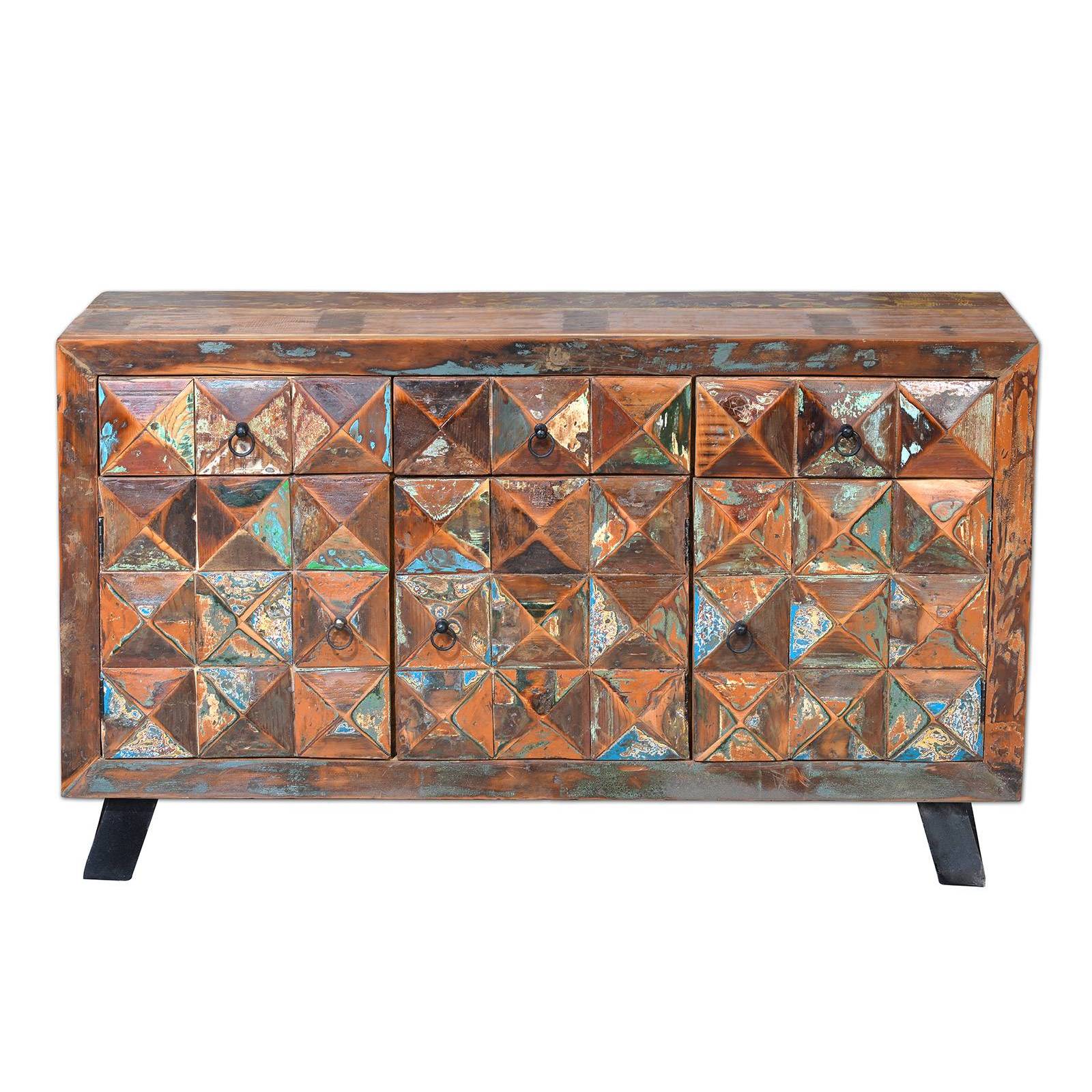 Buffet bas | Bois recyclé Diamant