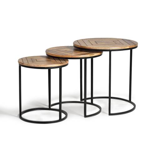 Tables basses rondes gigognes