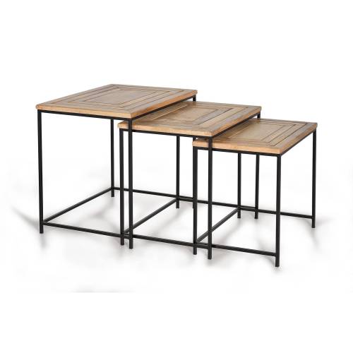 Table basse rectangulaire gigogne
