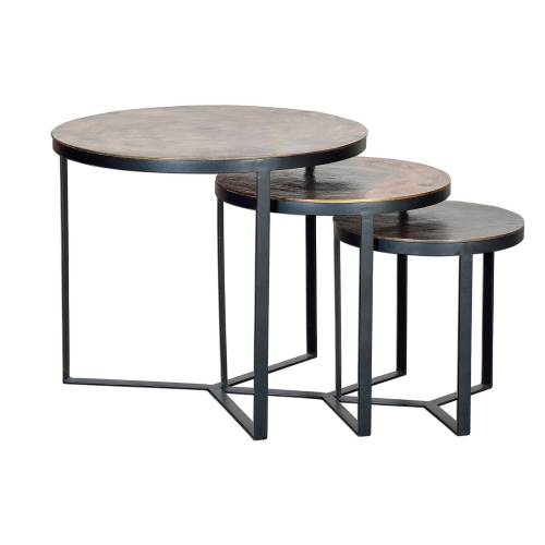 Table basse gigogne metal