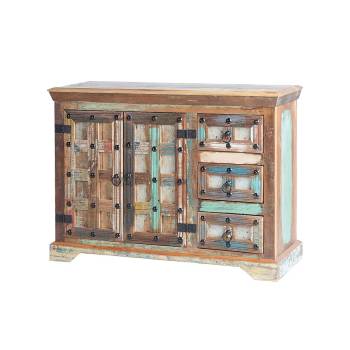 Buffet bois salon en bois recyclé
