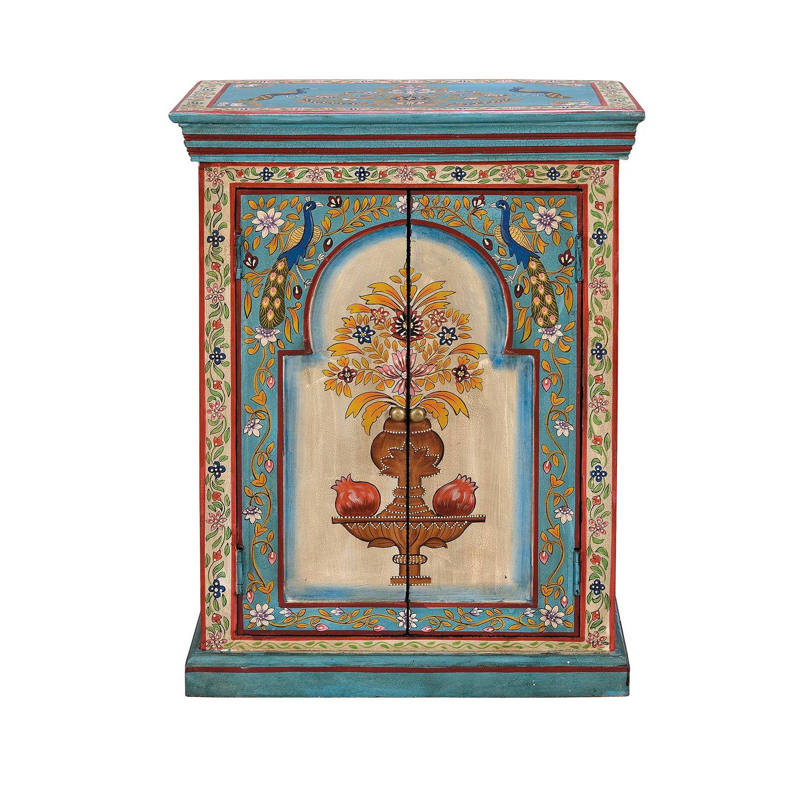 Table de chevet colorée | Trésor