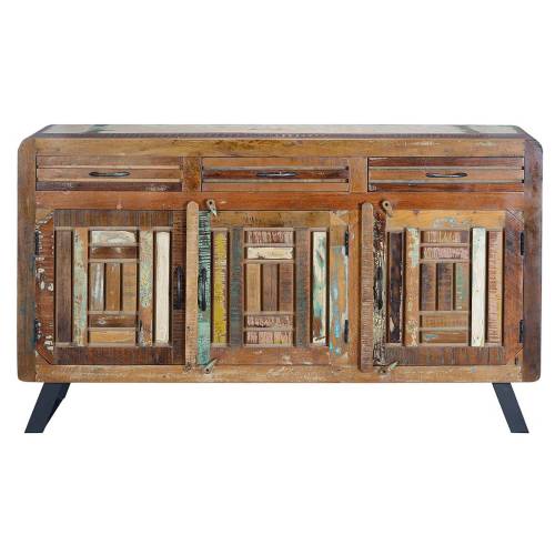 Buffet bois enfilade en bois recyclé