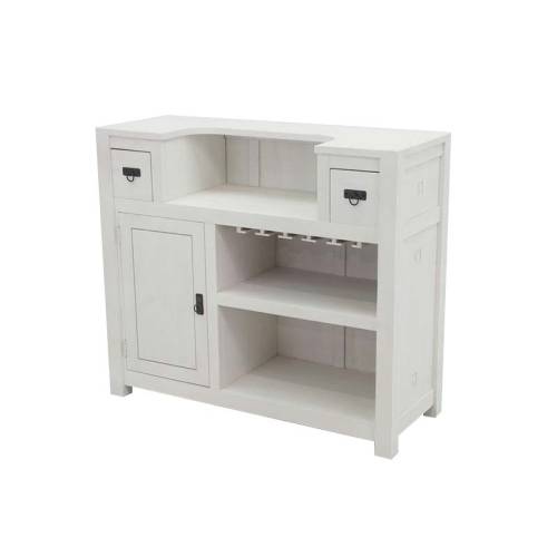 Meuble Mini Bar Salon Bois Massif Tanoa - Exotique