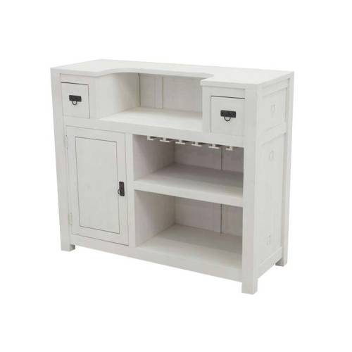 Meuble Mini Bar Salon Bois Massif Tanoa - Exotique