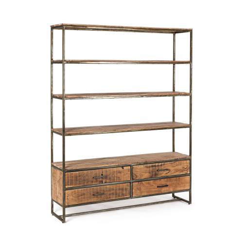 Etagere bois metal | Acacia Dialma