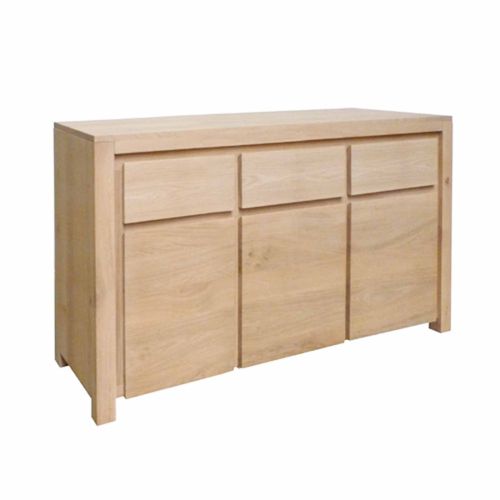 Petit buffet bois moderne | Chêne Tibo - Contemporain