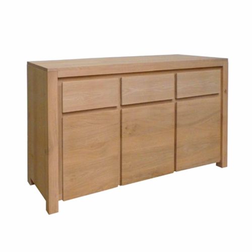 Petit buffet bois moderne | Chêne Tibo - Contemporain