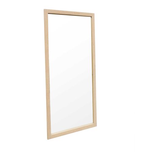 Miroir rectangulaire bois massif | Chêne Tibo - Contemporain