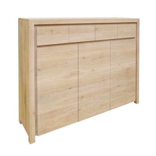 Buffet mi hauteur moderne | Chêne Tibo - Contemporain