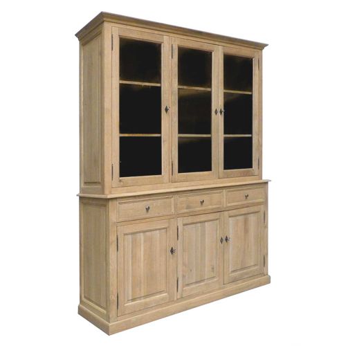 Buffet vaisselier | Chêne Louise - Classique chic