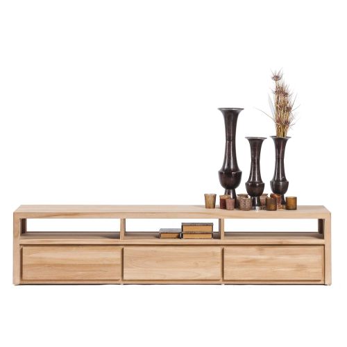 Meuble Tv en teck - Contemporain