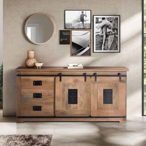 Buffet portes coulissantes | Manguier Jupiter