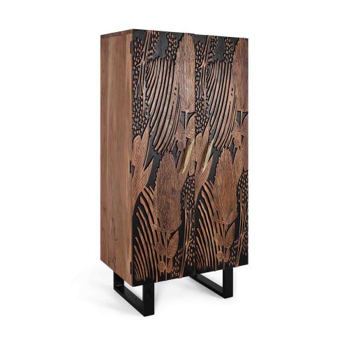 Armoire bois massif | Acacia Gravure