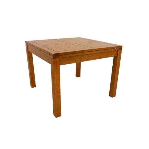 Table de Séjour Carrée Bois Massif Broadway - Contemporain