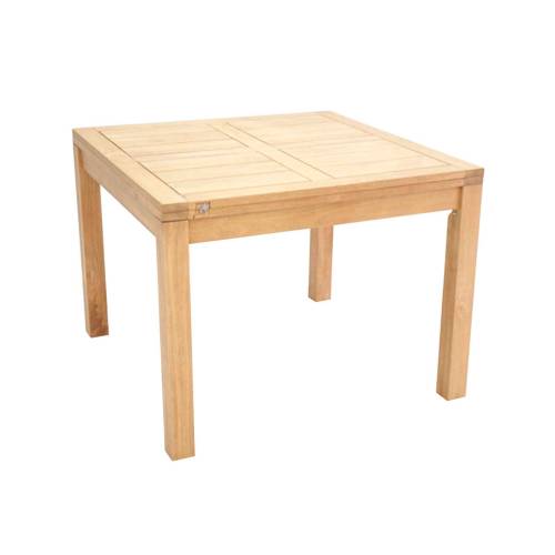 Table de Séjour Carrée Bois Massif Broadway - Contemporain