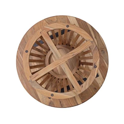 Table basse ronde bois massif | Acacia Luxe