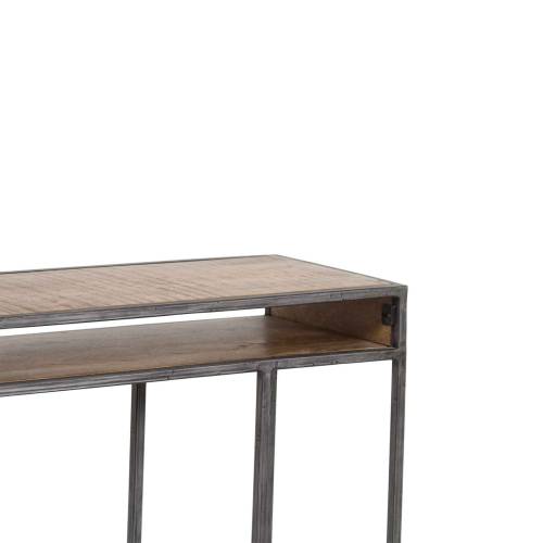Table d'appoint bois et metal | Manguier Kiruna