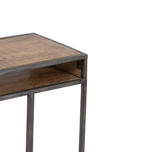 Table d'appoint bois et metal | Manguier Kiruna